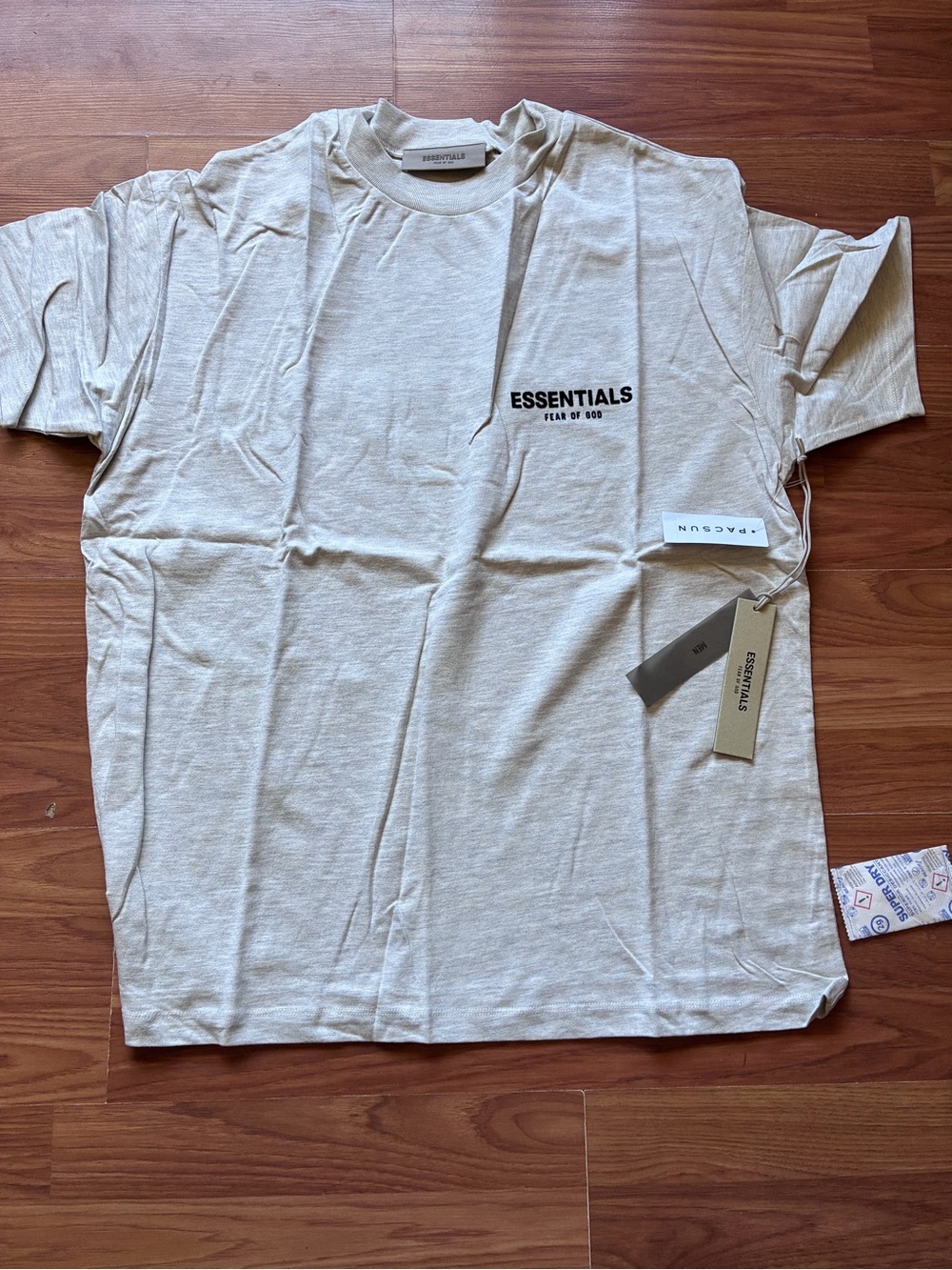 Fear of God Essentials Short Sleeve T-Shirt in Cream